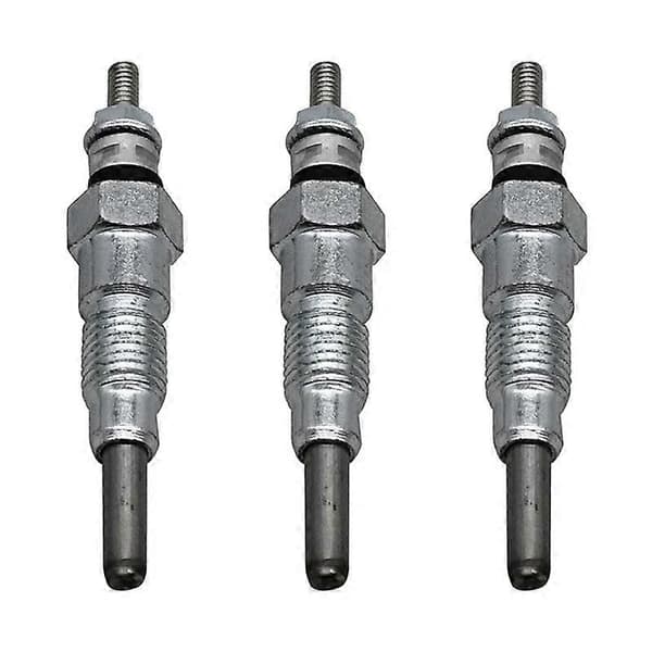 3 stk. motorvarmer glødeplugger 10 mm for Kubota-motor D650 D750 D850