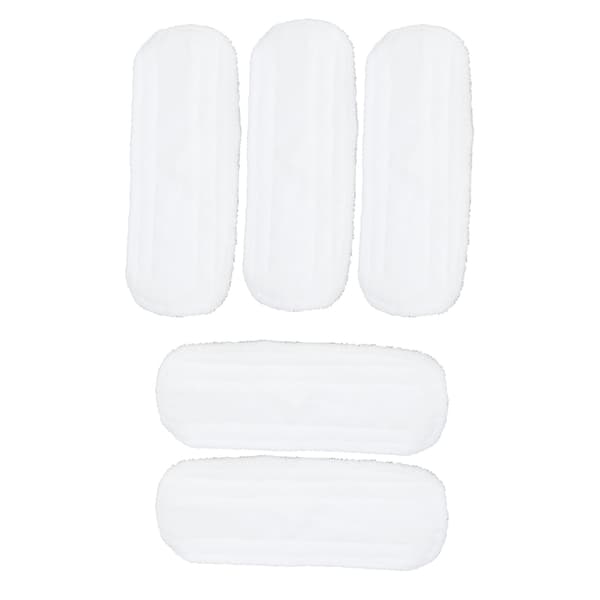 5 PCS Microfiber Mop Pads Reusable Mop Head Cleaning Pads Replacement for Secura EM‑516