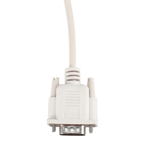 1,4 m Rs232 Db9 9-pinners hann til Vga Video 15-pinners hann adapterkabel lys grå
