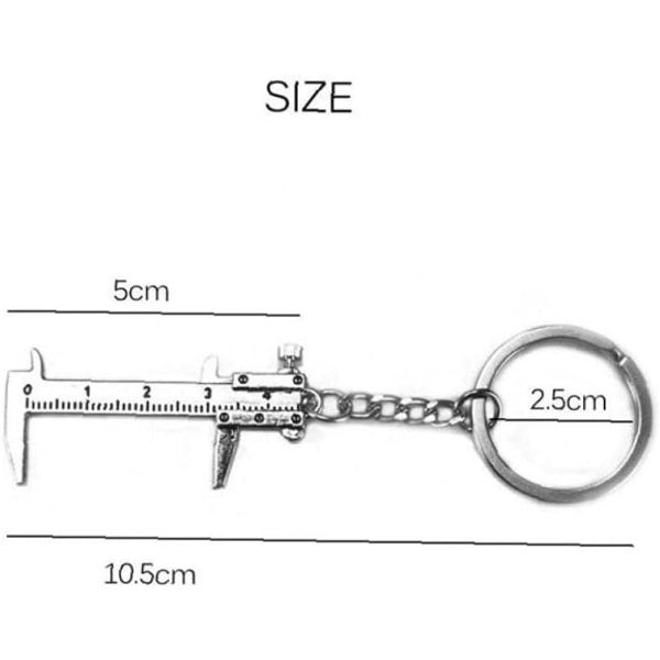 Én bærbar måleverktøy, miniatyr nøkkelring skyvelære, spesiell