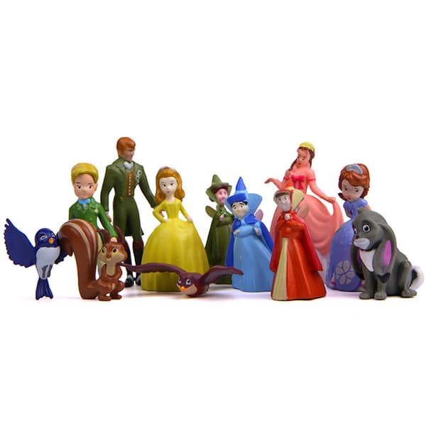12 stk Prince Sophies Anime Figur Leketøy Samling Modell Dekorasjon Samleobjekt Statue-FX-