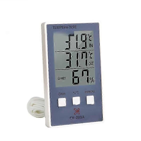Digital hygrometer för utomhusbruk, elektronisk sensor, väderstation, temperaturmätare för barnrum