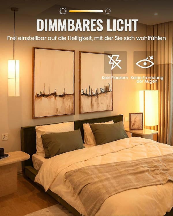 Dimmable 200W E27 Tubular Bulb, Warm White, 2800K, JDD E27 Edison Bulbs, High Brightness 2820 Lumens, AC220-240V, 2-Pack