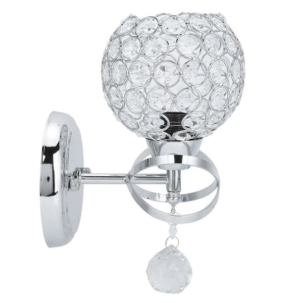 Moderne innovativ krystall E14 vegglampe for hjem soverom KLB