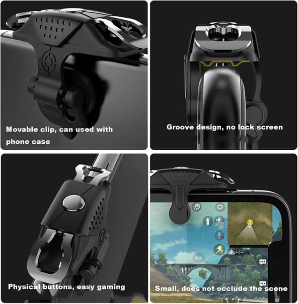 Mobil PUBG Gamepads Controller Trigger Til Telefon Gamepad L1R1 Triggere Følsom Joystick Skyd Sigte