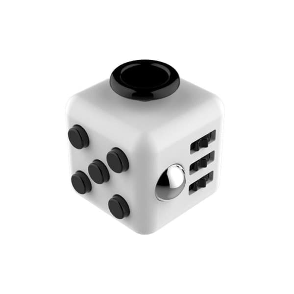 Fidget-kuutio, harmaa