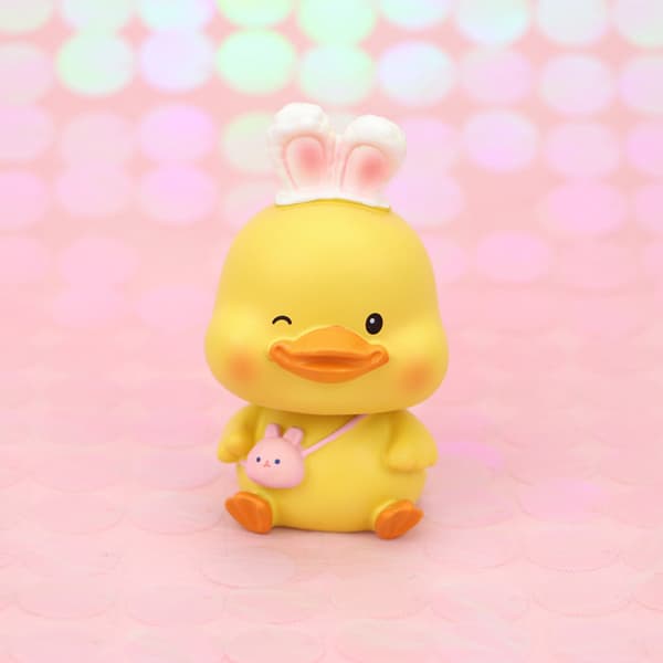 Creative Creative Mark Duck Car Initiative Doll Shake Interpretation of Doll Net Red Birthday Cake Decoration Size in Different Dimensions