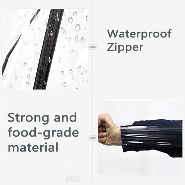 Universal regnskydd för barnvagn - Skydd mot regn, snö,