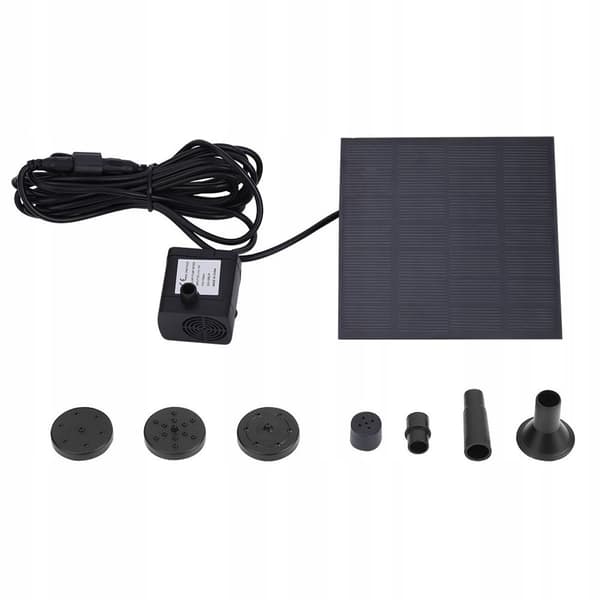 Solcellefontenepumpe 1X solcellepanel
