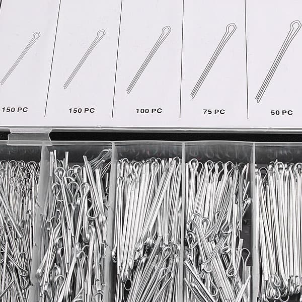 Hårnål i rustfrit stål, U-formet stift, 555