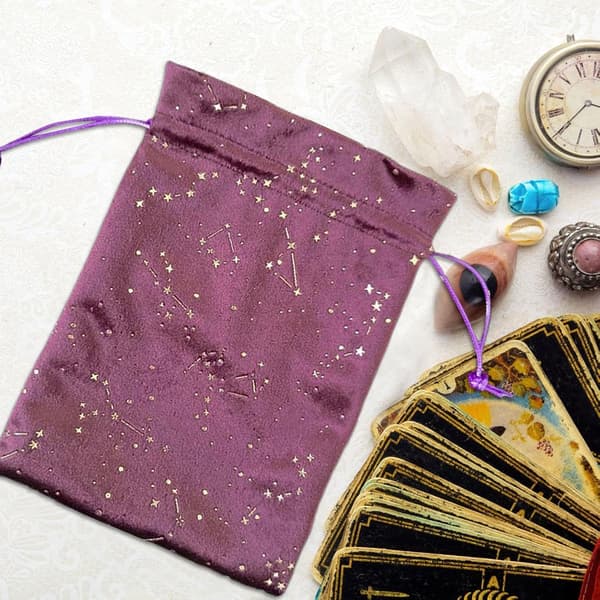 håndlaget gavepose | bærbar Tarot-tilbehørsbeholder -