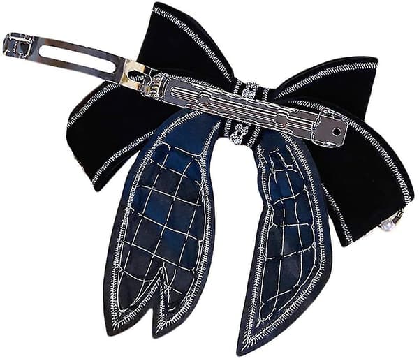 Store Hårklemmer med Rosette, Rhinestone, Perler, Hårstift, Rosette Alligatorklemmer