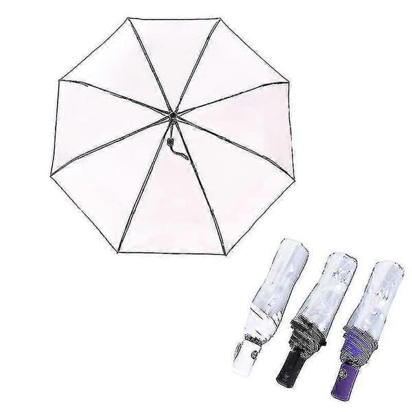 Compact Transparent Protective Umbrella - Automatic Open and Close Windproof and Rainproof 12 12