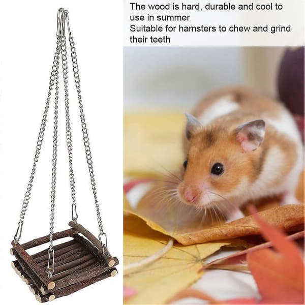 Tre Hamsterhuske Hengekøye Liten Kjæledyrleke Jekseltilbehør Burtilbehør