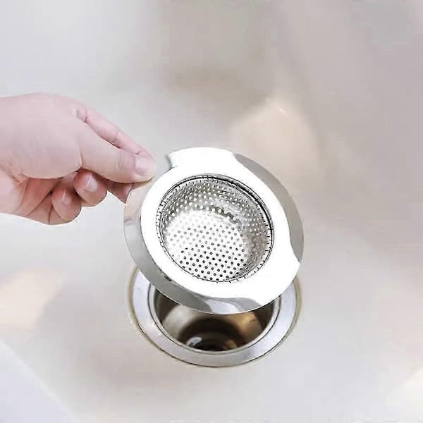 Sink Strainers | Sink Drain Strainer, Kitchen Utensil (Black)