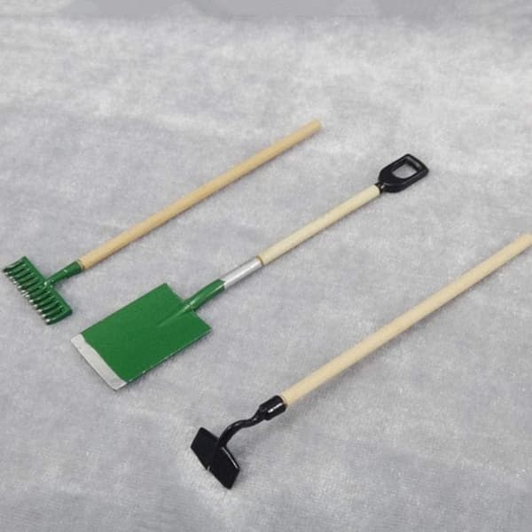6 stykker Miniature Dukkehus Arbejdstilbehør Fe-have Pla