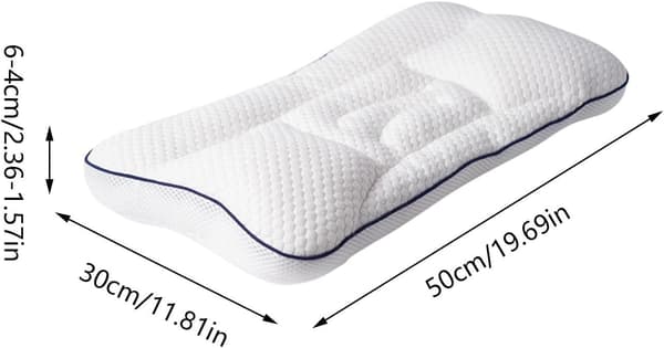 kudde för barn, sömn, kylande, stöd sömnkorrigering vit medium Weiß Medium