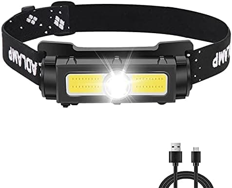 Powerful 1000 Lumen Headlamp, Rechargeable LED Headlamp