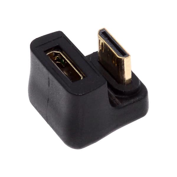 HD-031-DN 360 Grader Modsat U-form Nedadvinklet Mini HDMI 1.4 Han til Mini Hun Konverter