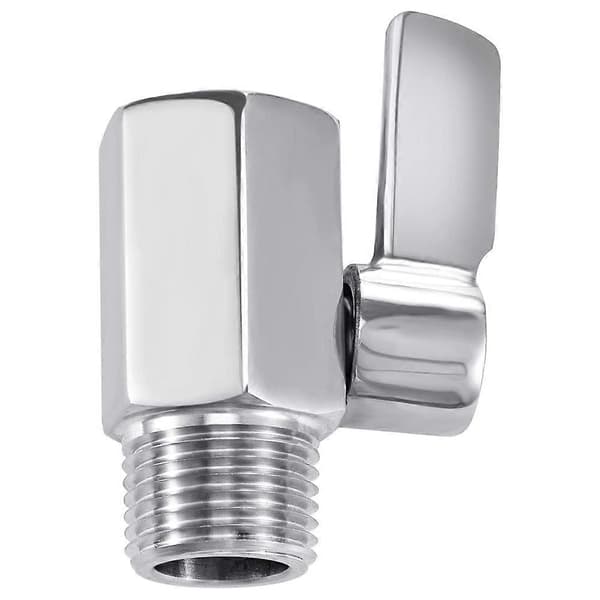 Dusjhode Avstengningsventil, 304 Rustfritt Stål Mini Kuleventil NPT-gjenge (1/2 tomme Hann x 1/2 tomme H