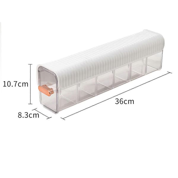 Wall Mounted Underwear Organizer Removable Dustproof Moistureproof Wall Box for Bedroom Home White