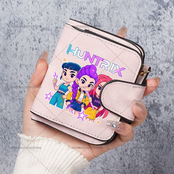 K-Pop Demon Hunters PU-lompakko | Passinpidike ja matkalompakko**14-FX-14