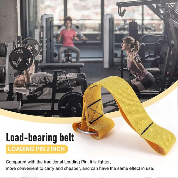 Weight Plate Loading Pin Cable Machine Attachment Home Gym Heavy Duty Triceps Pull Down W Yellow yellow