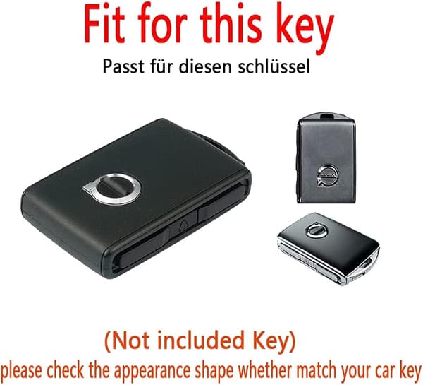 Volvo Smart bilnøgleholder - farve - Til Volvo XC60 XC70 XC90