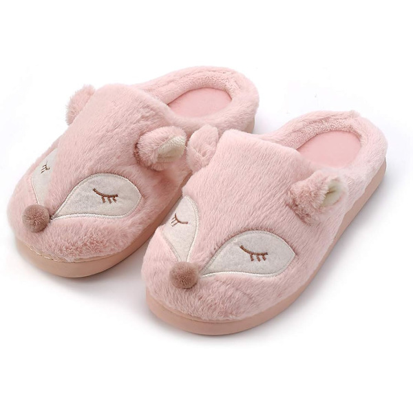 Women's Soft Plush Slippers, Size 38