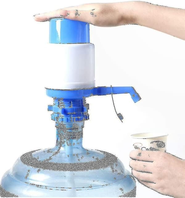 Drinking Water Pump, Portable Pump for Water Bottles, Manual Hand Press, Drinking Water Dispenser
