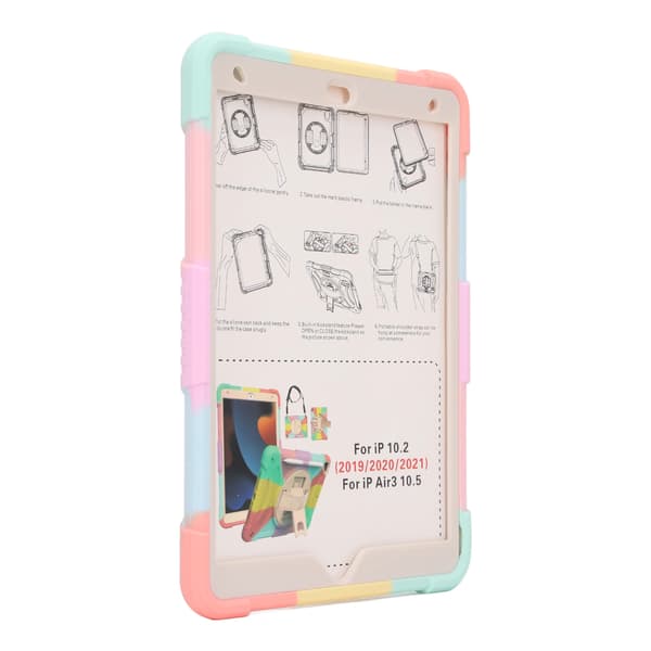 Tablet Case for IOS Tablet 7th 8th 9th Air3 10.5 360 Degree Full Protection Rotatable Drop-proof Silicone Tablet Case