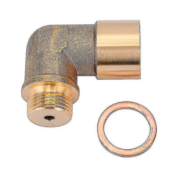 Uppgraderad M18 x 1.5 O2 Syresensor Förlängare Spacer 90 Grader 02 Bung Förlängning