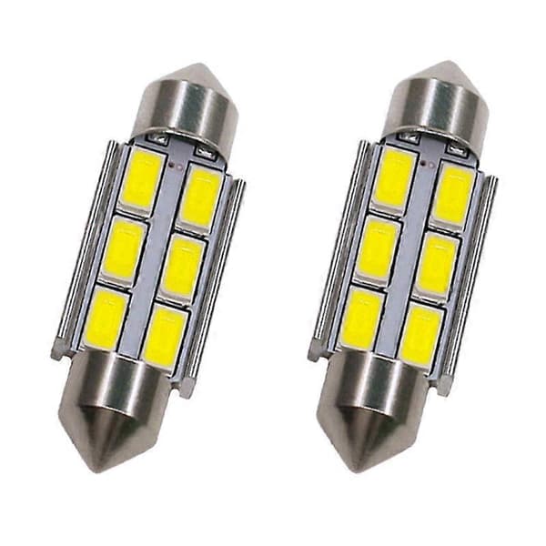 4x LED 31mm 5630 SMD LED Bulb Dome Festoon C5w LED DC 12V White Car