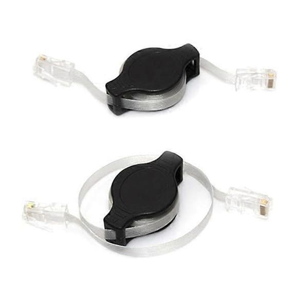1,5 m bærbar udtrækkelig RJ45 Ethernet-kabel LAN-ledning internetnetværkskabel
