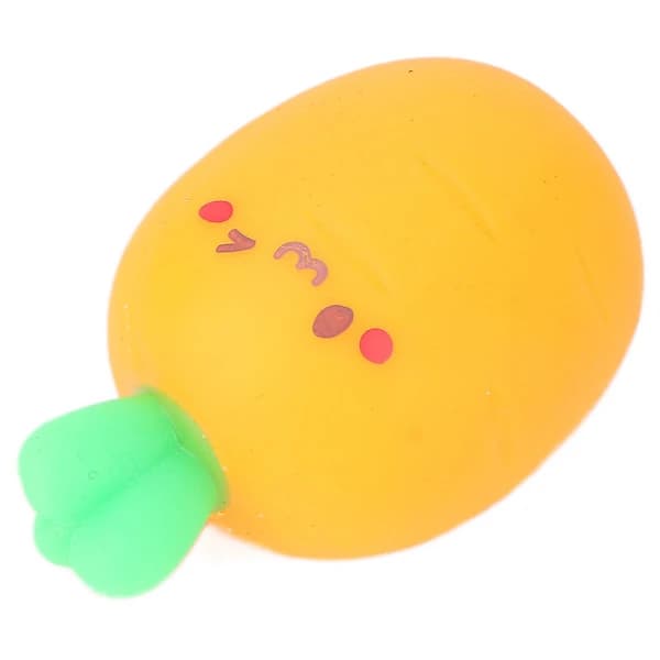 Orange Gulerod Squishy Legetøj Stressaflastning Dekompression Klemmelegetøj
