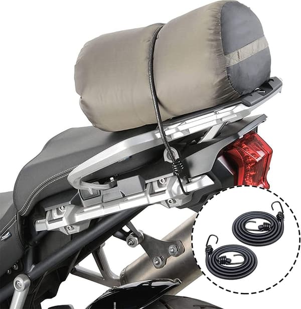 2-pak kraftige bungee-stropper med kroge til bil, campingvogn, camping, motorcykel