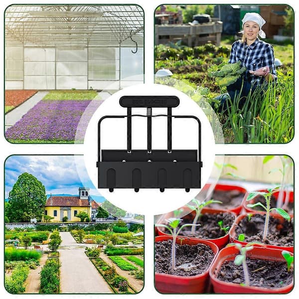 Manual Soil Blocker Mini 4 Handheld Soil Block Maker Tool for Transplanting