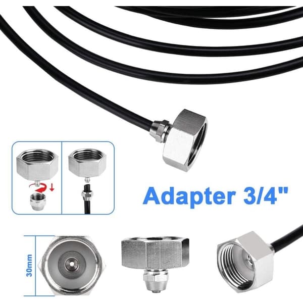 Misting Cooling System, Outdoor Misting System, Misting Kit Ideal for Gazebos Networks Pergolas Pool (10 meters)