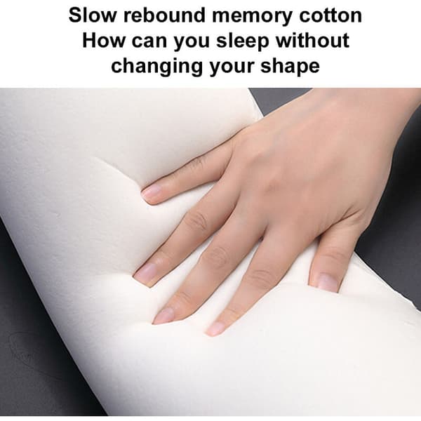 Soft Roll Pillow - Memory Foam Cylindrical Pillows for Back Pain