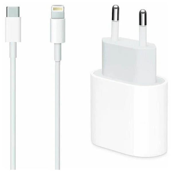 3-pak iPhone-oplader – hurtigopladeradapter + USB-C 20W hvid (NT) 3-pak iPhone-oplader