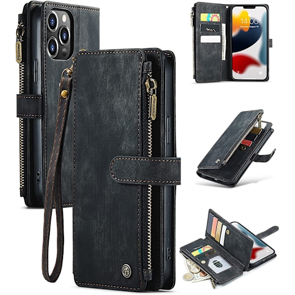caseme 008 for iPhone 14 Pro Max svart svart black