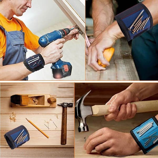 Magnetisk Armbånd, 5 Stærke Magneter Magnetarmbånd til