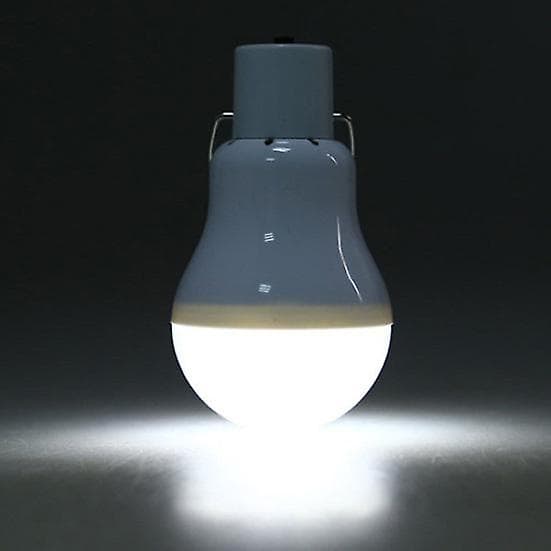 1 stk 15W 130LM Bærbar LED-lampe Opladet Solpanel Energilampe