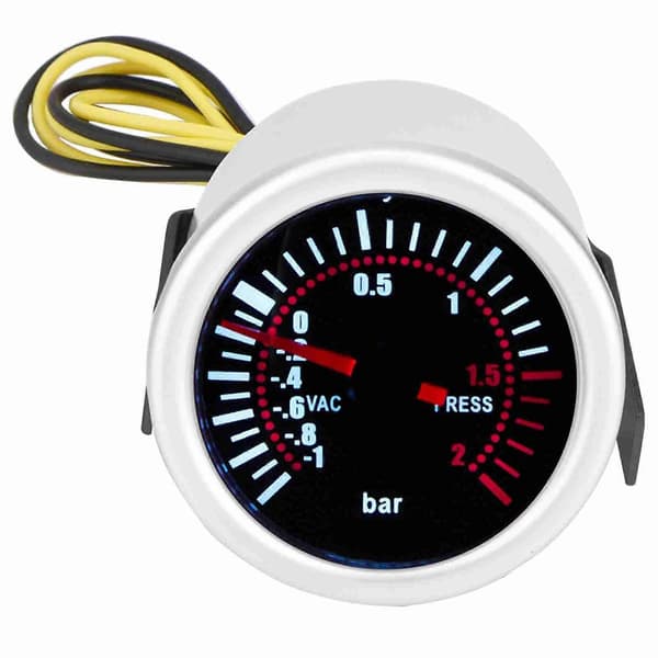 2\" Universal Bil 12V LED Digital Turbo Boost PSI Måler