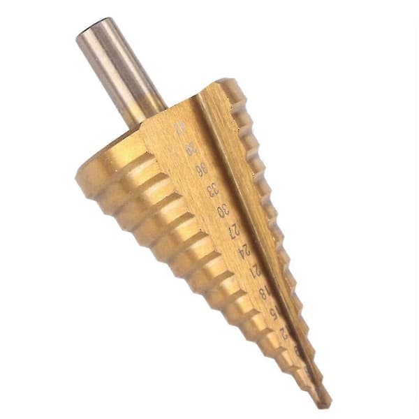 【XJ】HSS Step Drill - 4-42mm 14 Sizes Round Shank Hole Saw High-Speed Steel