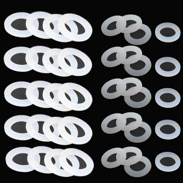 Suihkun letkutiiviste silikonitiiviste 19mm 24mm litteä aluslevy DXGHC