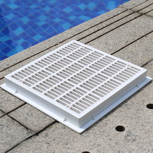 30x30cm Pool Square Main Drain Cover Flat Floor Drain Cover