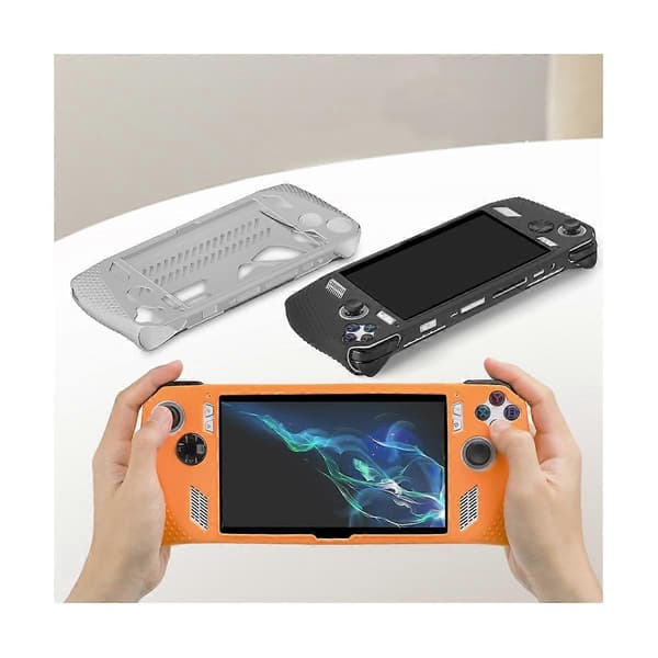Silicone Case for Ally Console, Scratch-Resistant and Handheld Protective Case, Orange