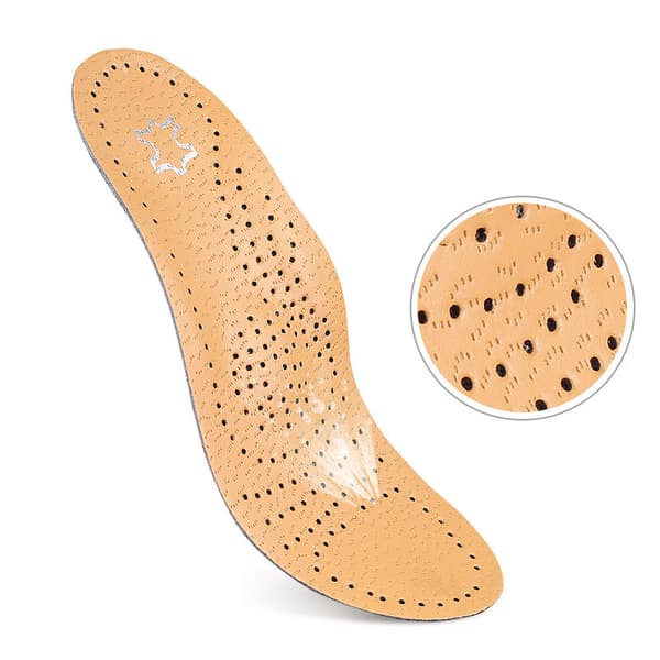Orthopedic leather insoles with arch support 45-46 45-46 45-46