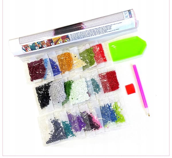5D DIAMANTBRODERI Sett BARN Klistremerker PUSLESPILL